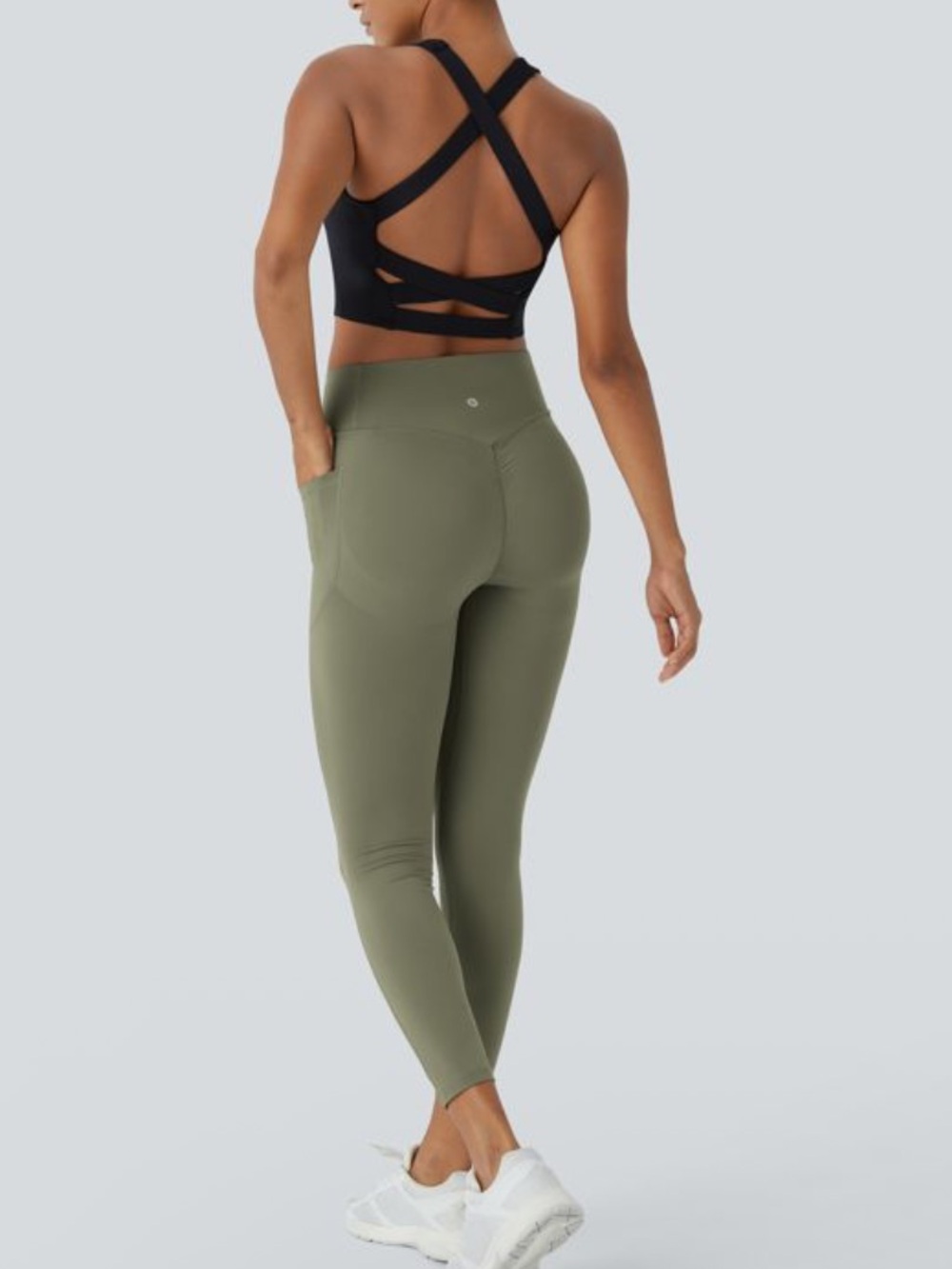 HALARA Olive Sculpting High-Waist Leggings